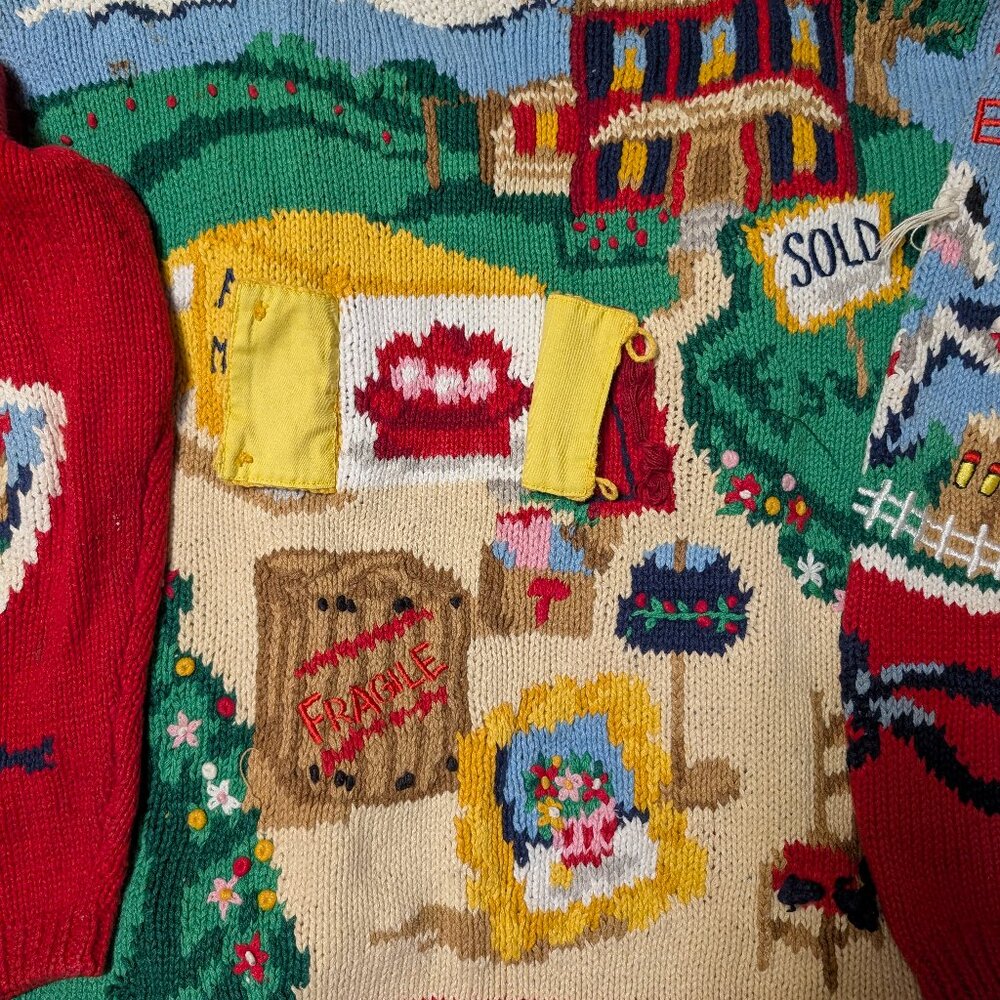 Vintage 1994 Eagles Eye Realtor Sweater - Picture 4 of 4